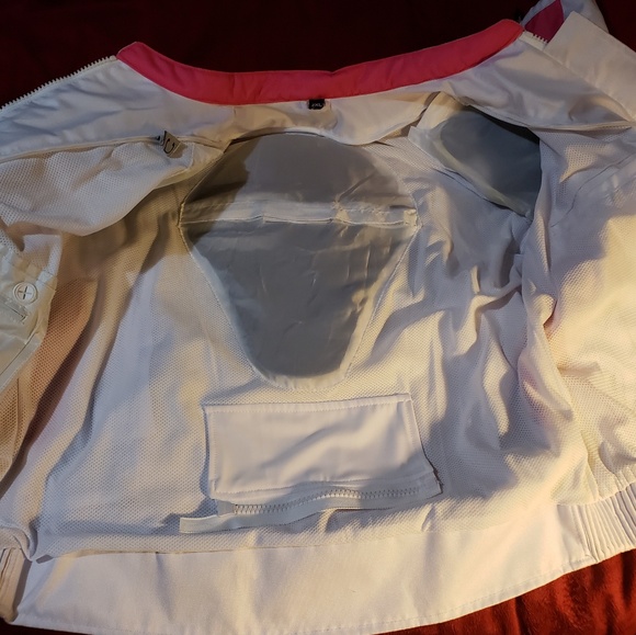 Reflective tribal heart motorcycle jacket - Picture 5 of 9